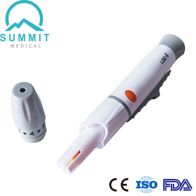 Lanceta de sangue ajustável Pen For Painless Checking 102mm