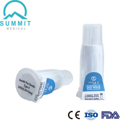 Segurança Pen Needle 30G 4mm com ponta chanfrada da agulha 5 para uma injeção mais lisa e mais delicada