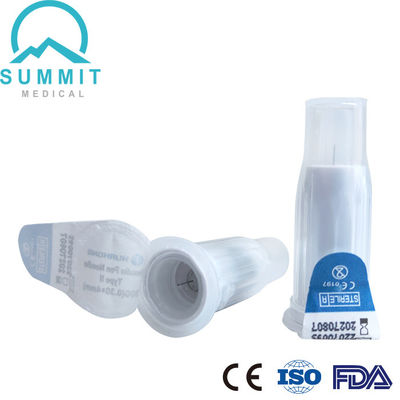 Segurança Pen Needle 30G 4mm com ponta chanfrada da agulha 5 para uma injeção mais lisa e mais delicada