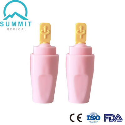 Lancet Automático Estéril com Agulha Retrátil Totalmente Oculta, 21G 2.2mm