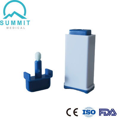 Lancet 21G 1.8mm azul claro para testes de tipo sanguíneo