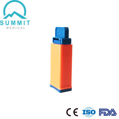Dispositivo de Lançamento Automático de Uso Único de Segurança Lança de Sangue 21G 2,2 mm Laranja