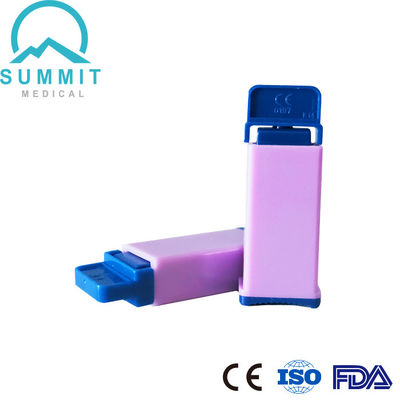 Gamma esterilizado Lancet de Segurança de Sangue 28G 1.8mm Roxo 100 por caixa