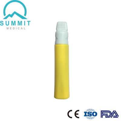 Lancet de Segurança de Uso Único 21G 2.2mm Para Teste Rápido Amarelo 100 por Caixa
