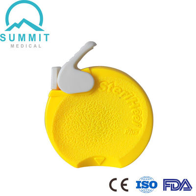 SteriHeel Plus Heel Lancet para recém-nascidos 1.0mm*2.5mm, Amarelo, 50 peças por caixa