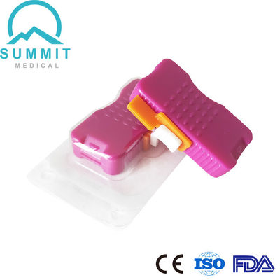 Lança de segurança de lâmina de calcanhar para teste de triagem de recém-nascidos, 0,85 mm de profundidade 1,75 mm de largura