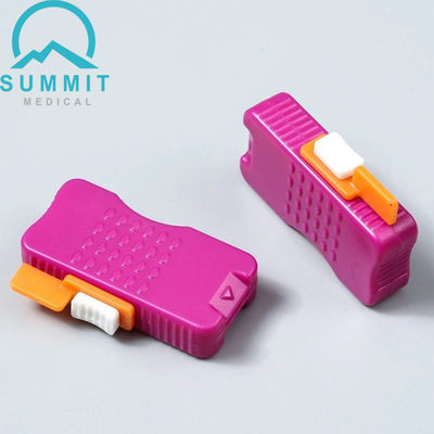 Micro Lâmina de varredura de calcanhar Bastão de segurança Lança 0,85 mm * 1,75 mm, roxo