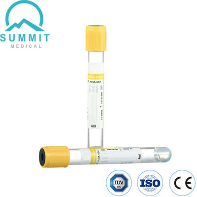 Gel amarelo superior e tubo ativador de coágulos para recolha de sangue 4 ml
