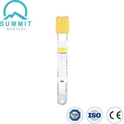 Gel amarelo superior e tubo ativador de coágulos para recolha de sangue 4 ml