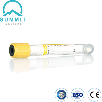 Gel amarelo superior e tubo ativador de coágulos para recolha de sangue 4 ml