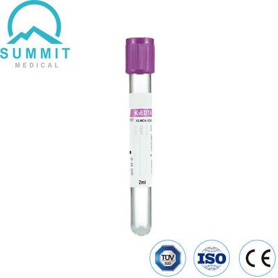 Tubos de vaquinagem K3 EDTA, tubo PET, 13 mm*75 mm