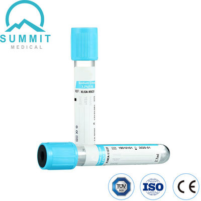 2.7 ml tubo de citrato de sódio, azul claro, com aditivo de citrato de sódio de 3,2%