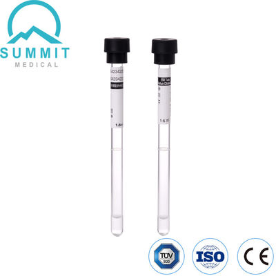 Tubo ESR de topo preto com aditivo de 3,8% de Cirtrato de Sódio (0,129 mol/L)