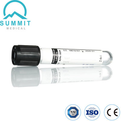 Tubo ESR de topo preto com aditivo de 3,8% de Cirtrato de Sódio (0,129 mol/L)