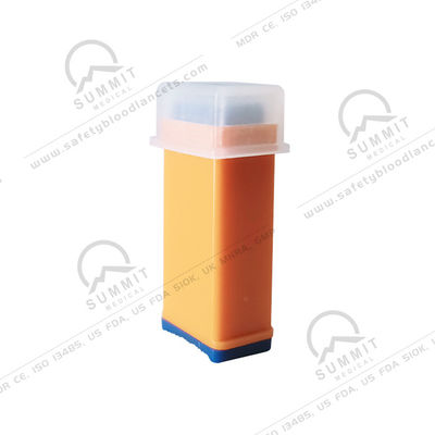 Agulha de lance de segurança ultra afiada 21G com profundidade de perfuração 2,2 mm