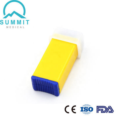 Lanceta estéril da segurança com uma operação da mão, 26G 1.8mm, amarelo, 100 partes