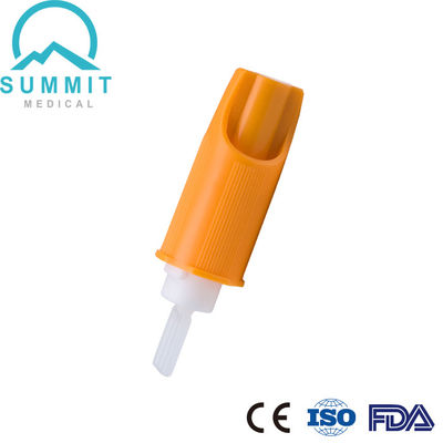 A pressão de MejorLance ativou a lanceta da segurança com torção fora do tampão protetor 28G 1.8mm