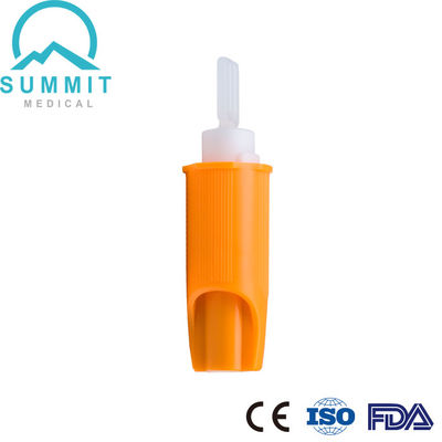 A pressão de MejorLance ativou a lanceta da segurança com torção fora do tampão protetor 28G 1.8mm