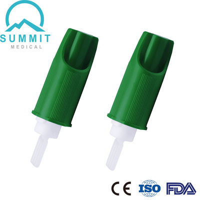 Lancetas verdes da segurança da incisão do salto de 21G 1.8mm para a análise de sangue pediátrica