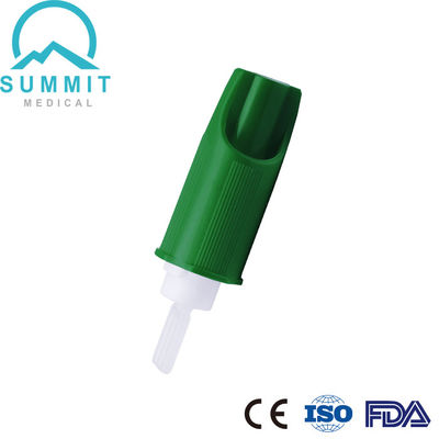 Lancetas verdes da segurança da incisão do salto de 21G 1.8mm para a análise de sangue pediátrica