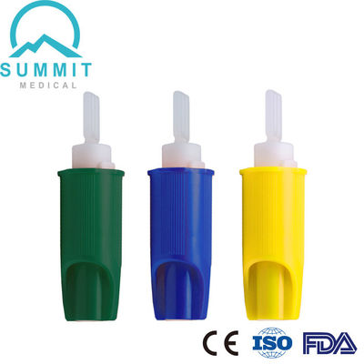 lancetas de sangue Retractile da segurança de 21G 23G 26G 28G 30G auto micro para o teste rápido