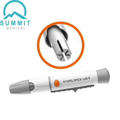 Tecnologia Painfree de Pen Adjustable Lancing Device With da lanceta de sangue da segurança