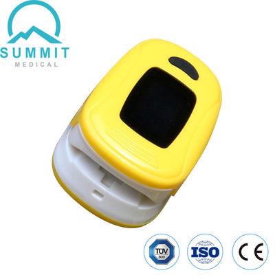Oxímetro Handheld do pulso da categoria médica, oxímetro amarelo do pulso da ponta do dedo do CE