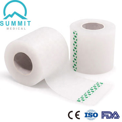 fita adesiva Hypoallergenic de 50mmX9.14m, fita clara flexível transparente dos primeiros socorros