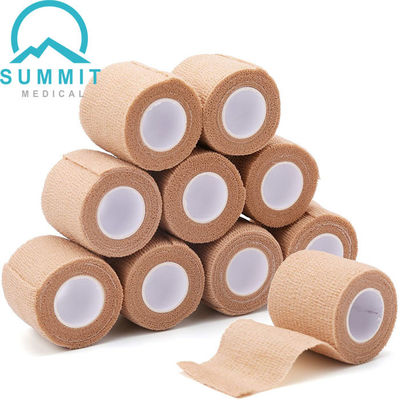 O envoltório 2 da atadura de Tan Color Nonwoven Self Adherent avança X 5 jardas