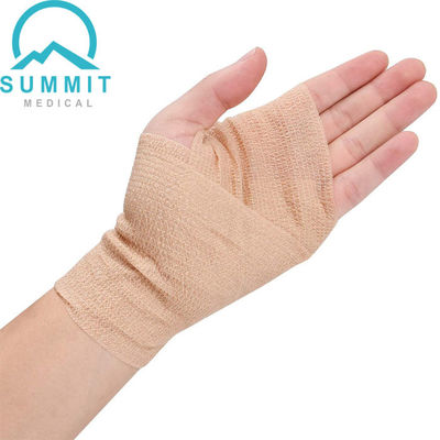 4 polegadas X 5 jardas autoadesivo não tecido de Tan Elastic Cohesive Bandage