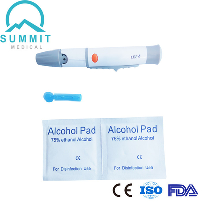 Tecnologia Painfree de Pen Adjustable Lancing Device With da lanceta de sangue da segurança