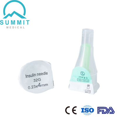 Diabético livre Pen Needles For Insulin Injections 32G 4mm da dor