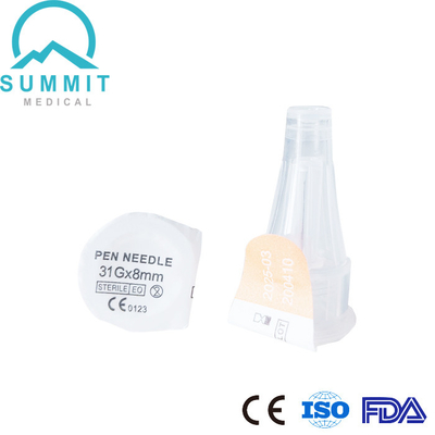 A gama esterilizou a insulina Pen Needles com tecnologia fina 31G 8mm da parede