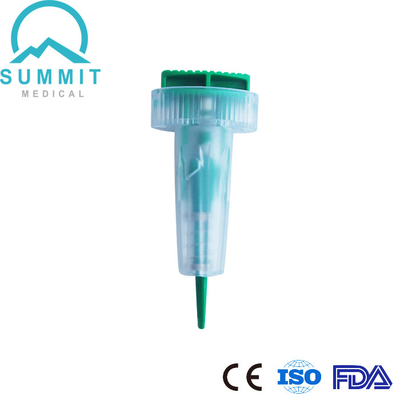 Profundidade da agulha 1.8mm da lanceta 21G da segurança da tecla para o teste rápido
