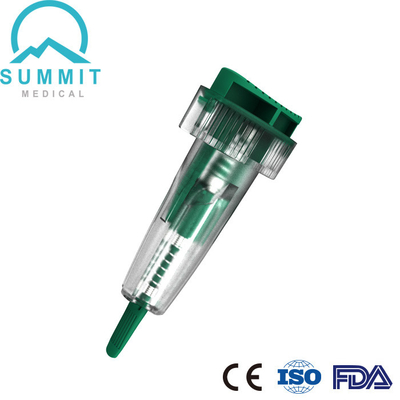 Profundidade da agulha 1.8mm da lanceta 21G da segurança da tecla para o teste rápido
