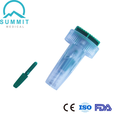 Profundidade da agulha 1.8mm da lanceta 21G da segurança da tecla para o teste rápido