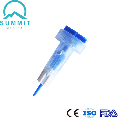Agulha ajustável da lanceta 28G da segurança da profundidade com 3 profundidades de 1.2mm 1.4mm 1.8mm