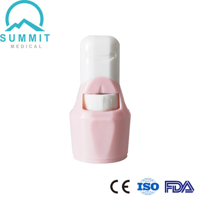 Lanceta de sangue ajustável da segurança com 5 ajustes da profundidade, 28G, rosa, 50 PCes pela caixa