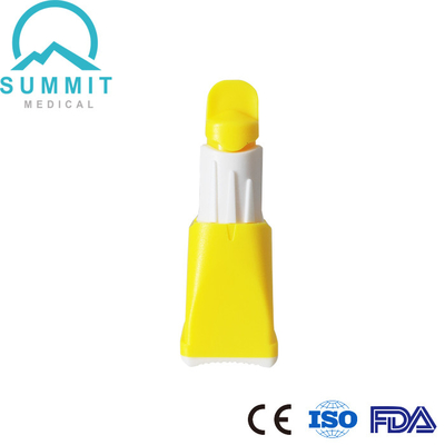 Lanceta de sangue 26G da segurança com 3 profundidades 1.3mm 1.8mm 2.3mm para diagnósticos do sangue