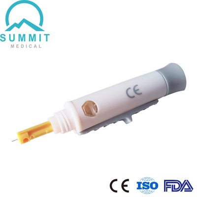 Mini Universal Pen Blood Lancet com 10 profundidades ajustáveis