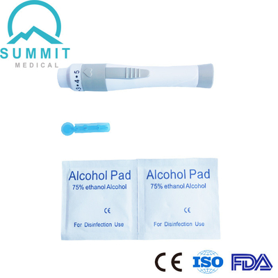 Medidor de Pen Blood Lancet For Glucose da coleção do sangue