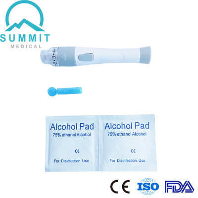 Agulha clara Pen For Blood Collection de Glucometer do tampão protetor