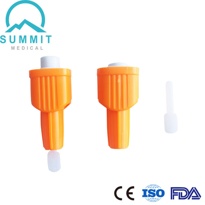 Lancetas estéreis da segurança com o calibre superior da ativação 28 da tecla, profundidade de 1.8mm