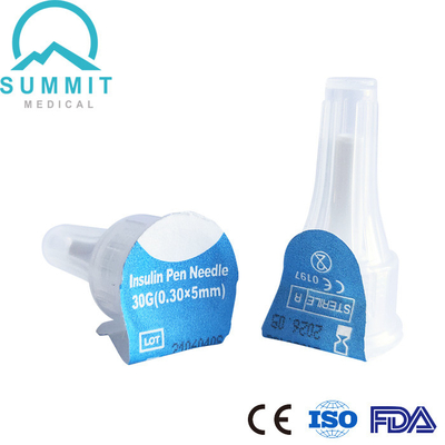 A insulina ultra fina Pen Needles 30G 5mm com Penta chanfrou agulhas